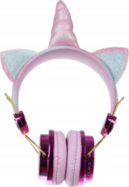 Draadloze Bluetooth 5.0 Over-Ear Hoofdtelefoon Koptelefoon met Microfoon Unicorn Eenhoorn