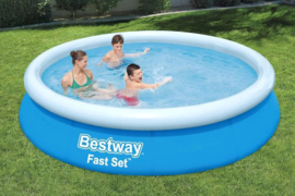 Bestway - Zwembad - Rond - Fast Set - Met Filterpomp - 3.66m x 76 cm