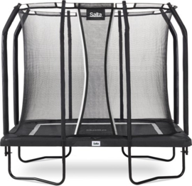 Salta Premium Black Edition - Trampoline met veiligheidsnet - 214 x 153 cm - Zwart