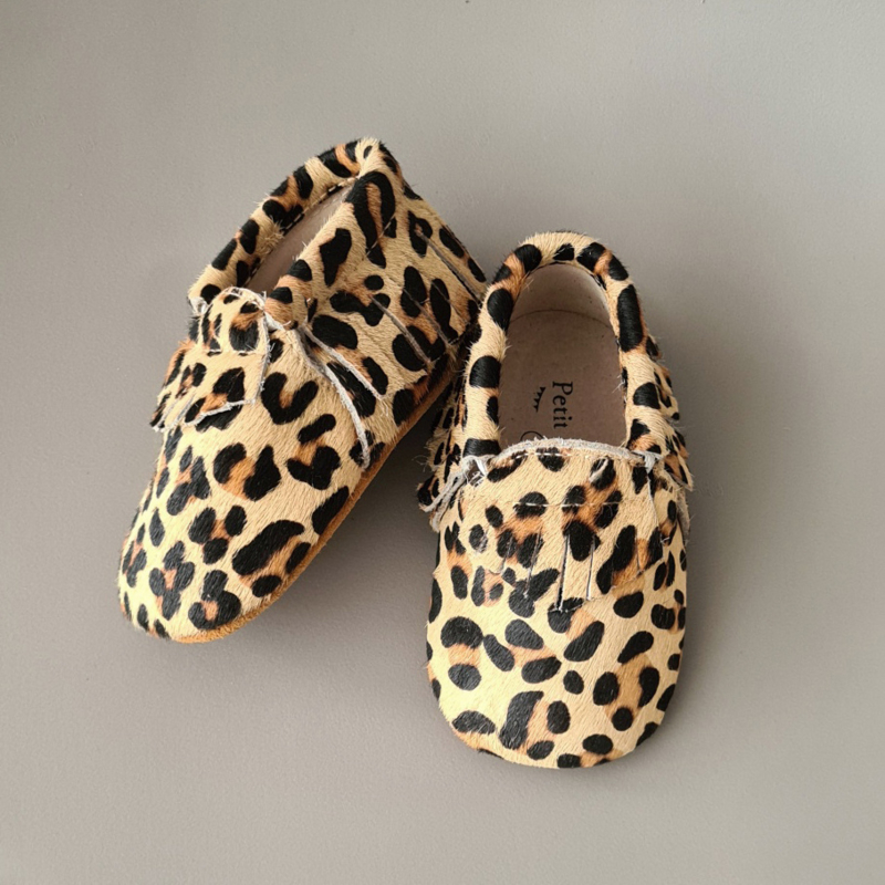 leopard baby shoes