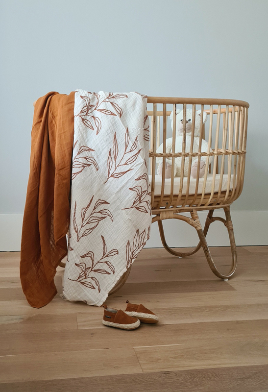 Muslin Swaddle XL - Brick | Muslin 