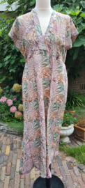Cofur lange jurk van gerycled sari zijde |  Maat S/M