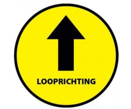Looprichting geel