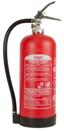 Dräger composite fire extinguisher 6 liters of foam