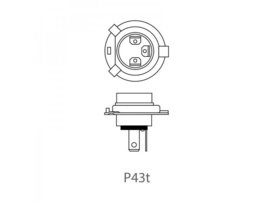 Autolamp 12V 60/55W P43t H4