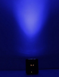 Set van 4x led accu RGB up light spots