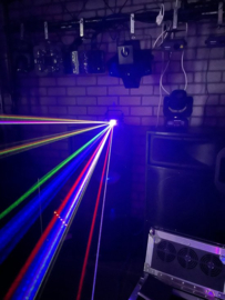RGB kleuren laser