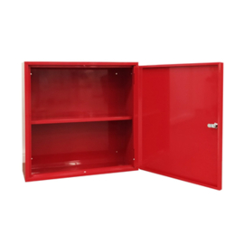 BHV kast 60 x 60 x 25cm rood