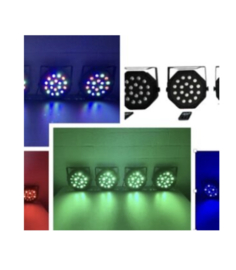 Led kleuren spot set R,G,B (met draadloze afstandsbediening)
