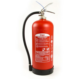 Dräger composite fire extinguisher 9 liters of foam