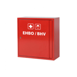 BHV kast 60 x 60 x 25cm rood