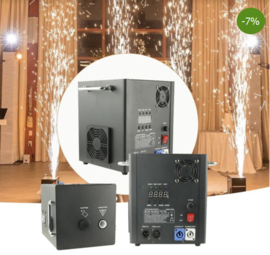 Set van 2x Sparkler machine (DMX-Draadloze afstandsbediening)