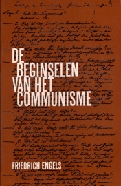 De beginselen van het communisme - schrijver:  Friedrich Engels.