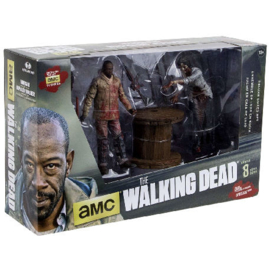 The Walking Dead Deluxe Box Morgan with Impaled Walker and Spike Trap