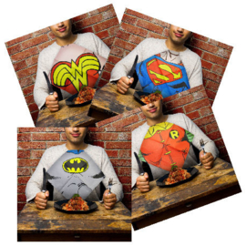 DC Comics Dress Up Napkins Slabbers