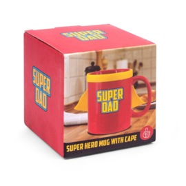 Super Dad Mug (met cape)