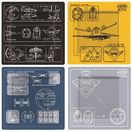 Star Wars Borden Plate Set Blue Prints