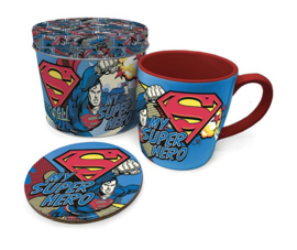 Superman Mug with Coaster - My Super Hero