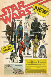 Star Wars Poster - Action Figures