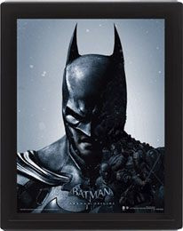 Batman Arkham Origins Framed 3D Effect Poster - Batman vs. Joker