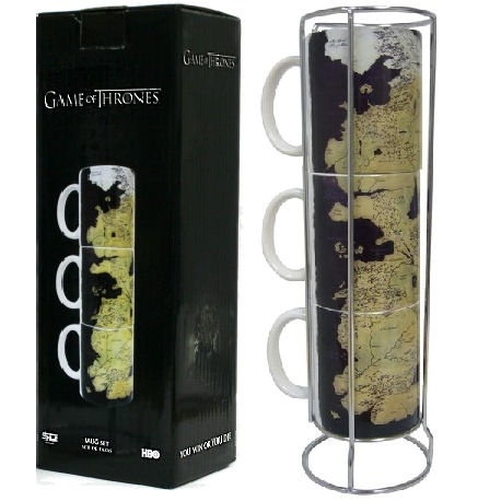 Game of Thrones: Map of Westeros mug set