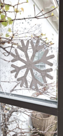 Raamsticker sneeuwvlok s3