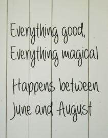 Muursticker Everything good