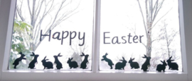 Fensteraufkleber  Happy Easter