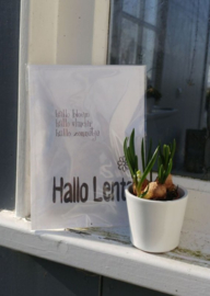 Geursachet Craft wit Hallo Lente