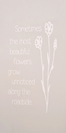 Wandaufkleber The most beautiful flowers