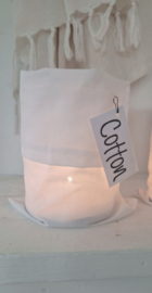 Windlicht  Cotton groot