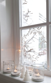 Laterne aus Klarglas Meet me under the Mistletoe