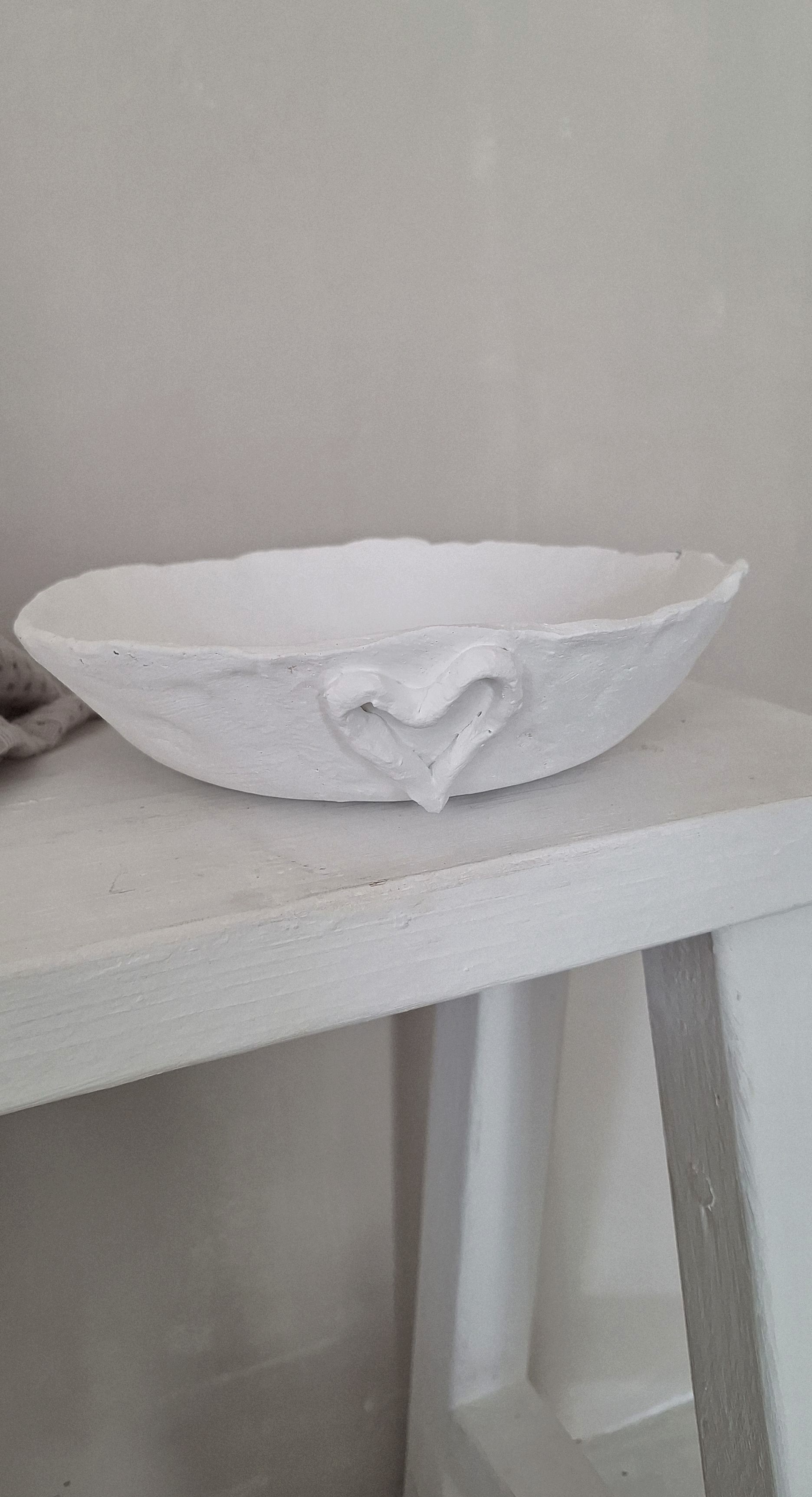 Schale mittel pur - Herz