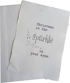 Karte A5 Christmas is the Sparkle