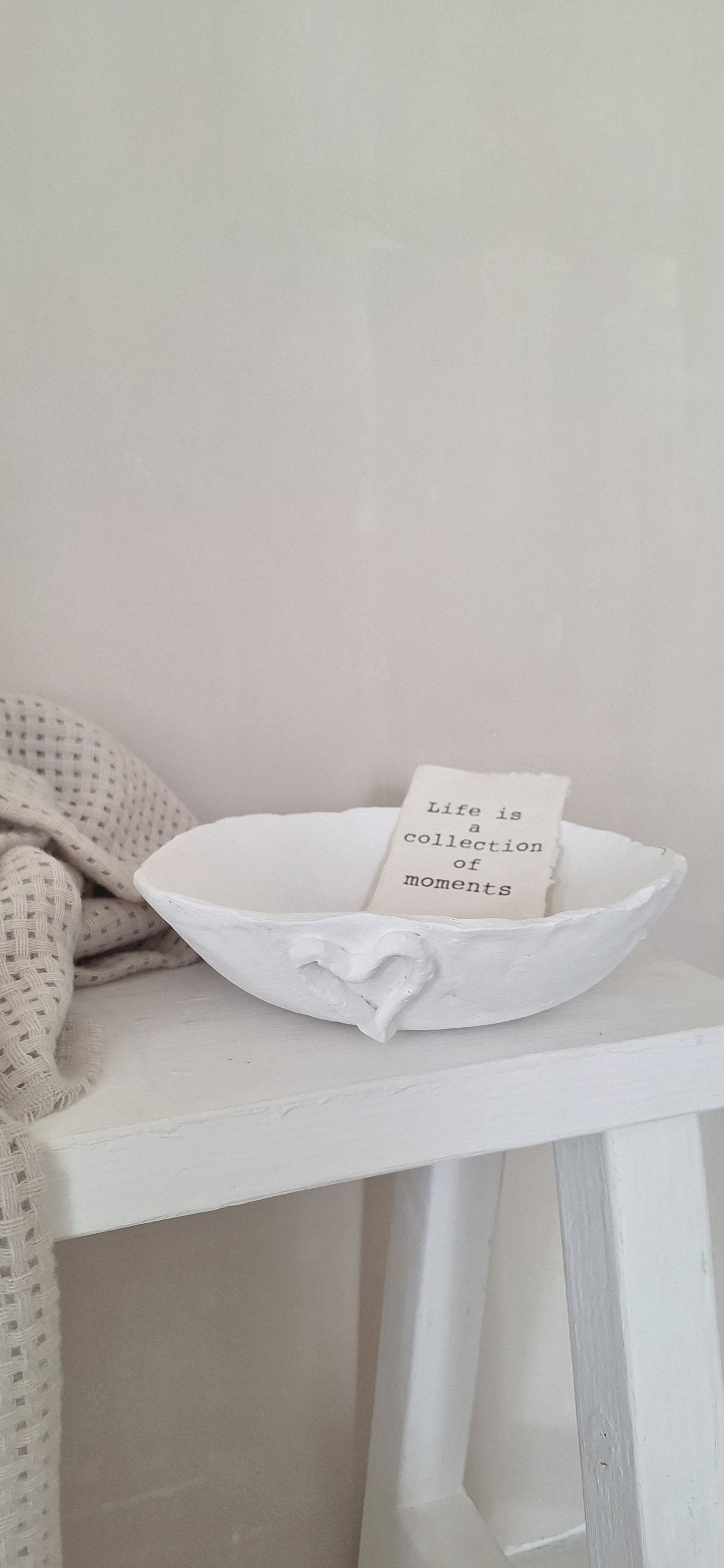 Schale mittel pur - Herz