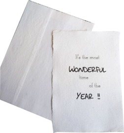 Karte A5 It's the most wonderful time