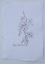 Karte A5  Apple Blossom