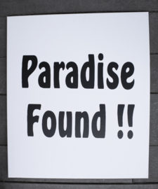 Canvaslijst Paradise Found