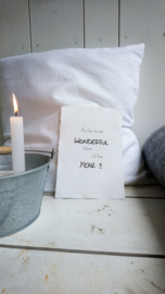 Karte A5 It's the most wonderful time