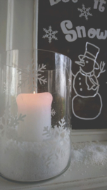 Raamsticker - Let it Snow