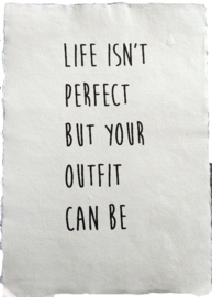 Poster A4 Life isn't perfect