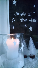 Raamsticker - Jingle all the way
