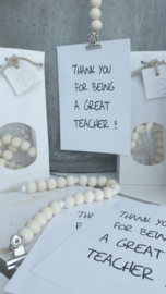 Ansichtkaart Great Teacher