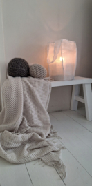 Windlicht soft linen groot