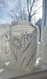 Windlicht linnen Botanical 4