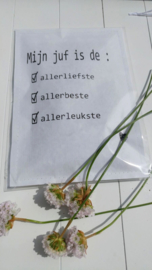 Geursachet Craft wit mijn juf is ....