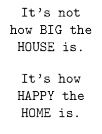 Muursticker  Happy Home