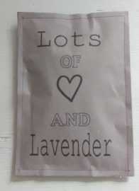 Geursachet Craft taupe Lots of Love and..