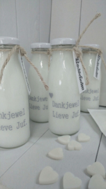 Badschuim "Dankjewel lieve juf !"