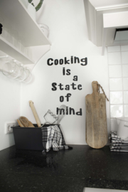 Muursticker  Cooking is a state of mind